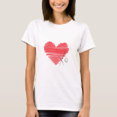 Heart XO Tシャツ (正面)