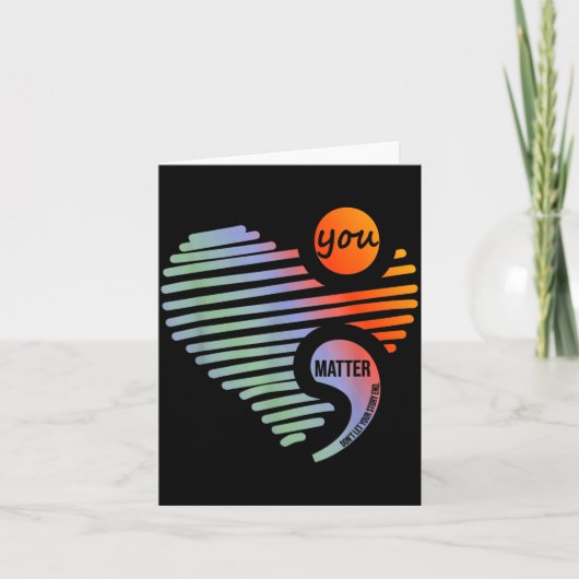 Heart You Don't Let Story End Suicide Prevention  カード (正面)