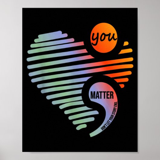 Heart You Don't Let Story End Suicide Prevention  ポスター (正面)