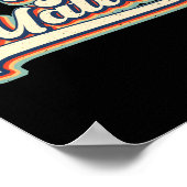 Heart You Suicide Prevention Awareness Retro Vinta ポスター (角)