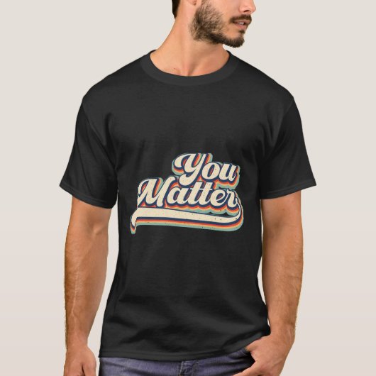 Heart You Suicide Prevention Awareness Retro Vinta Tシャツ (正面)