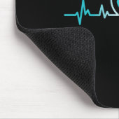 Heartbeat セミコロン 自殺防止 メンタルヘルス啓発 マウスパッド (コーナー)