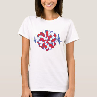 Heartbeat Cheer Pom-Pom Graphic Tシャツ