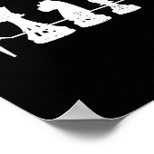 Heartbeat Chess - キング ナイト ポーン チェス駒 ギフト ポスター (角)