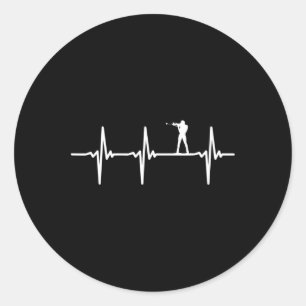Heartbeat For Biathlonハートビートハートレート ラウンドシール