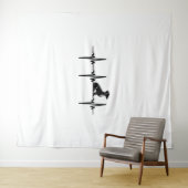 Heartbeat For Loyal Dachshund Dogs タペストリー (インサイチュ(横))