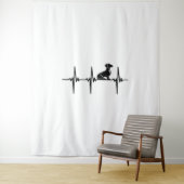 Heartbeat For Loyal Dachshund Dogs タペストリー (インサイチュ)