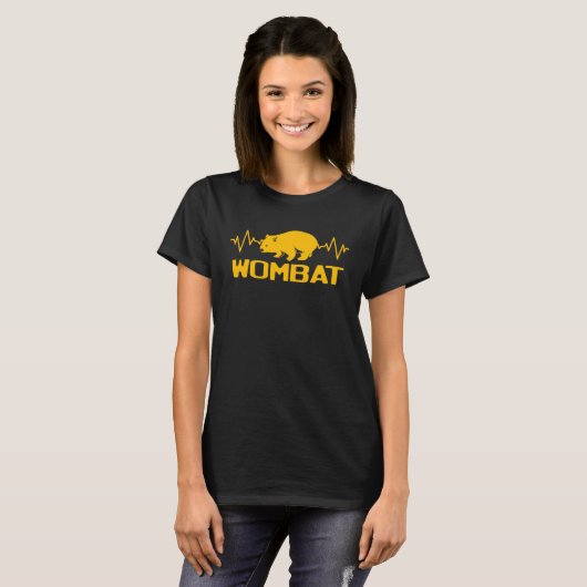 Heartbeat Heartline Wombat Tシャツ (正面フル)