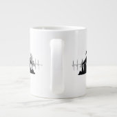 Heartbeat Nativity Unique Minimal Jumbo Mug ジャンボコーヒーマグカップ (裏面)