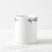 Heartbeat Photographer Camera Photography コーヒーマグカップ (中央)