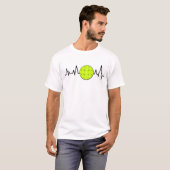 Heartbeat Pulse - Pickleball - Ball Tシャツ (正面フル)