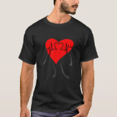 heartbeat tシャツ (正面)