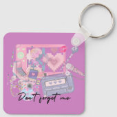 Heartbeats of the 2000s – Pink Nostalgia Keychain キーホルダー (裏面)