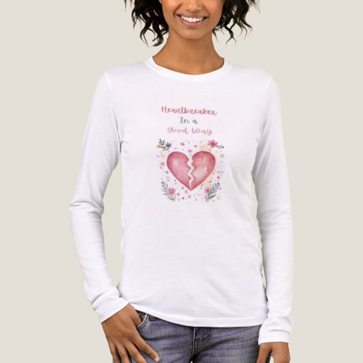 Heartbreaker in a Good Way — Long Sleeve T-Shirt トライブレンドＴシャツ (正面)