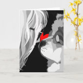 heARTdogロゴカード カード (黄色い花)