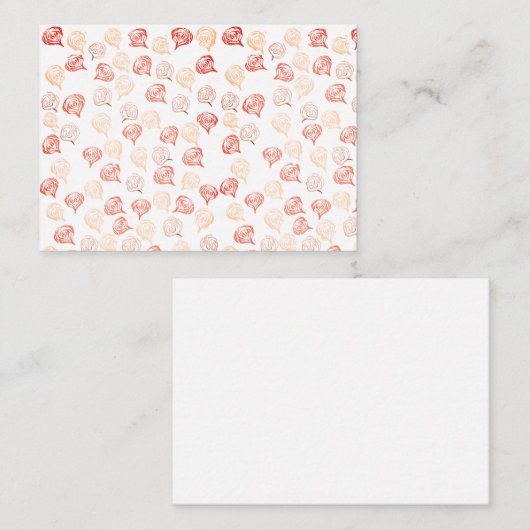 Heartfelt ノートカード (正面/裏面)