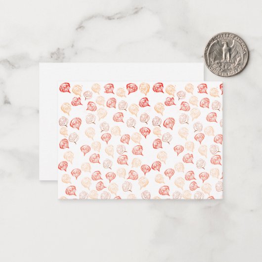 Heartfelt ノートカード (正面/裏面インサイチュ)