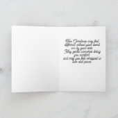 Heartfelt Christmas Scene With Winter Contrast カード (内部)