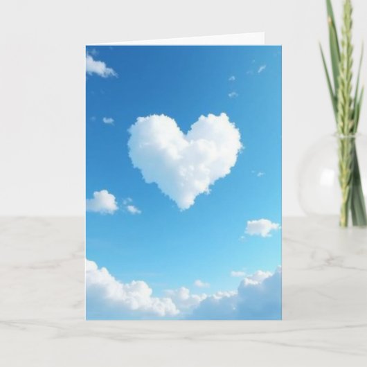 Heartfelt Cloudscape Love Card カード (正面)