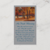 Heartfelt Condolences Memorial Blessing Card 名刺 (正面)