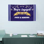 Heartfelt Custom Engagement Party Banner 横断幕 (トレードショー)