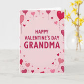 Heartfelt Grandma Balloon Card カード (黄色い花)