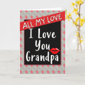 Heartfelt Grandpa Love Card カード (黄色い花)