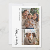 Heartfelt Home Is Merry Family Greeting Card シーズンカード (正面)