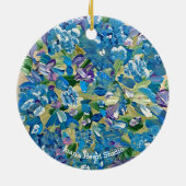 Heartfelt Hydrangea Ornaments セラミックオーナメント (裏面)