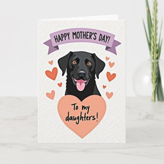 Heartfelt Mothers Day Pup Card カード (正面)