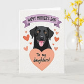 Heartfelt Mothers Day Pup Card カード (黄色い花)
