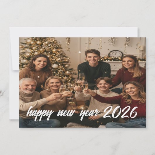 Heartfelt New Year Family Card シーズンカード (正面)