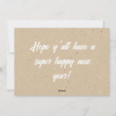 Heartfelt New Year Family Card シーズンカード (裏面)