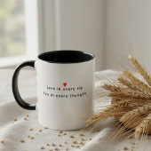 Heartfelt Quote ツートーンマグカップ