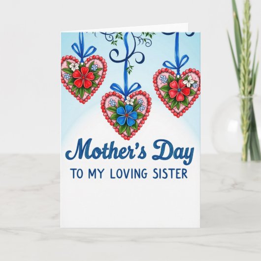 Heartfelt Sisters Day Sister Card カード (正面)