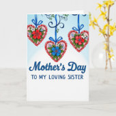 Heartfelt Sisters Day Sister Card カード (黄色い花)