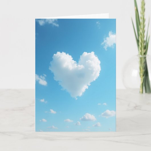 Heartfelt Sky Heart Card カード (正面)