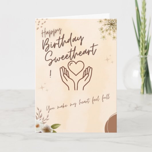 Heartfelt, Supportive Birthday card for Grandchild カード (正面)