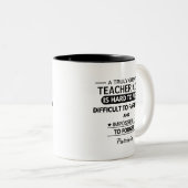Heartfelt Teacher Aide Appreciation Quote Custom ツートーンマグカップ (正面右)