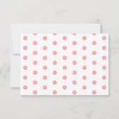 Heartfelt Thank You Card with Pink Daisy  サンキューカード (裏面)