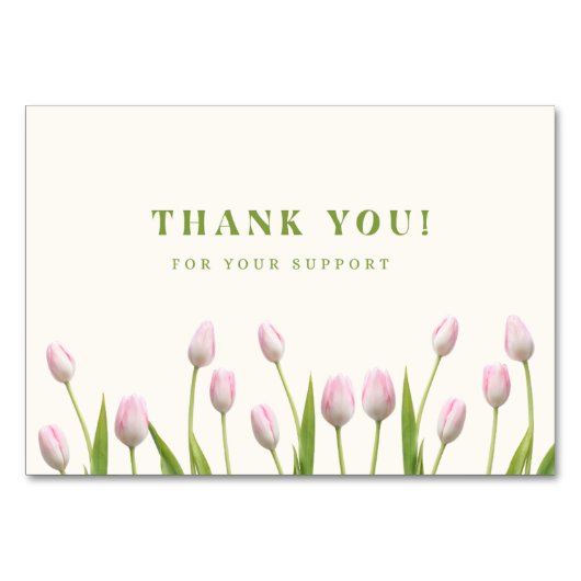 Heartfelt Thanks テーブルナンバー (正面)