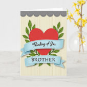 Heartfelt Thinking Of You Brother Card カード (黄色い花)