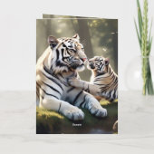 Heartfelt Tiger Moments – Greeting Card カード (裏面)