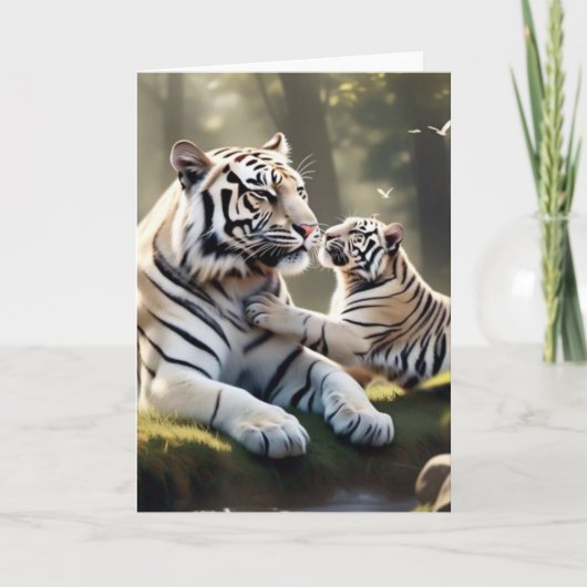 Heartfelt Tiger Moments – Greeting Card カード (正面)