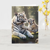 Heartfelt Tiger Moments – Greeting Card カード (黄色い花)