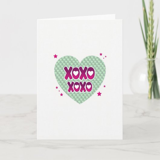 Heartfelt Xoxo Graphic Card カード (正面)
