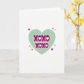 Heartfelt Xoxo Graphic Card カード (黄色い花)