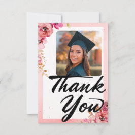 Heartful Note Auntie卒業写真フローラ サンキューカード
