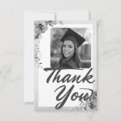 Heartful Note Auntie卒業写真フローラ サンキューカード (正面)