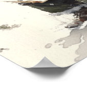 Heartful Wishes Black Santa's Christmas List ポスター (角)